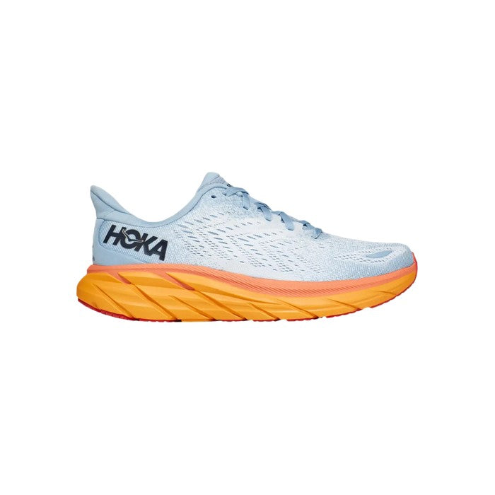 Hoka Wmns Clifton 8 Wide 'Summer Blue Ice Flow'