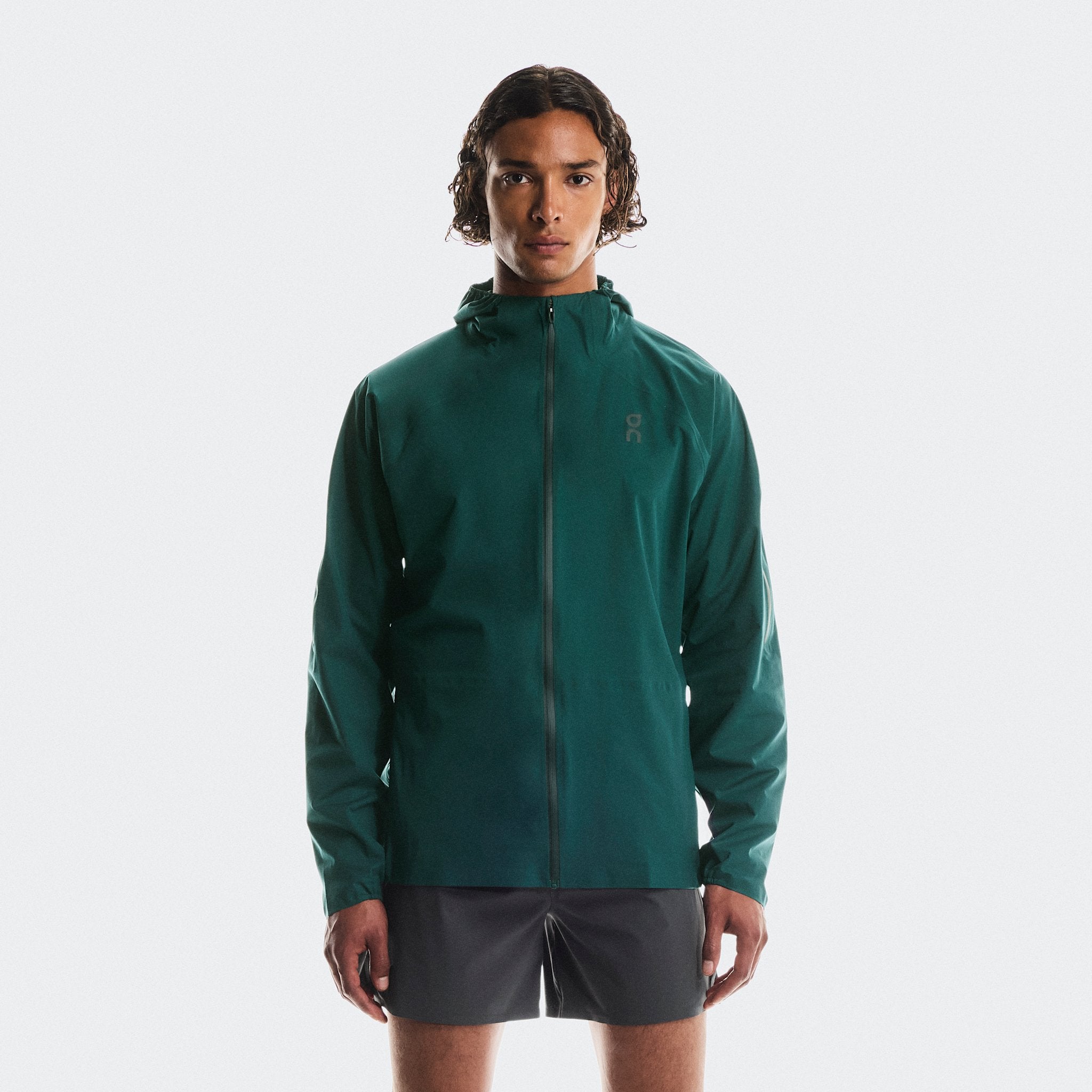 On Performance Jacket Waterproof Spirulina