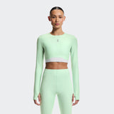 On Train Long Sleeve Crop Creek
