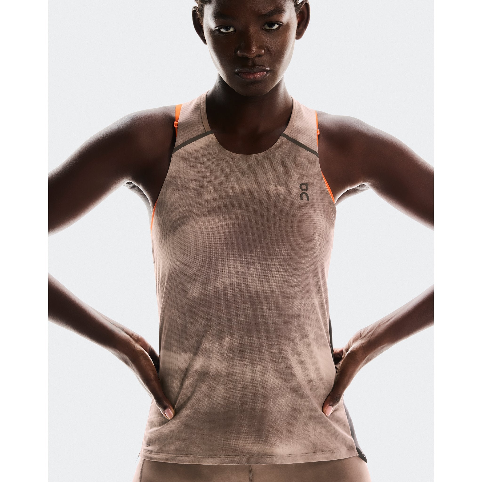 On Performance Tank AOP Cinder | Black