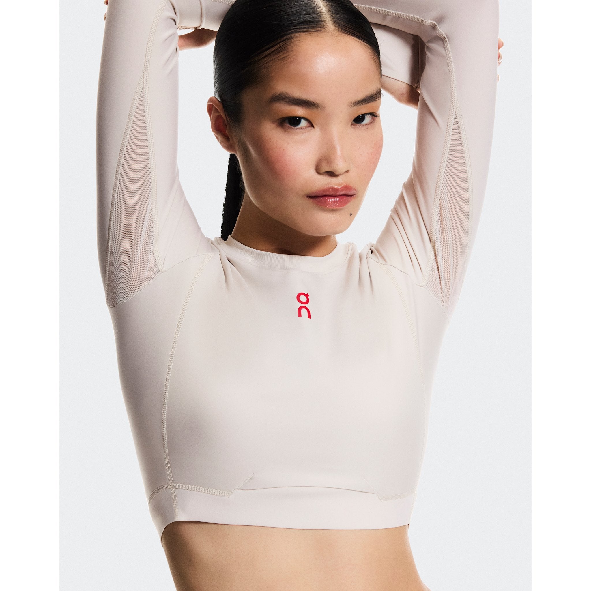 On Train Long Sleeve Crop Year of the Horse Pearl