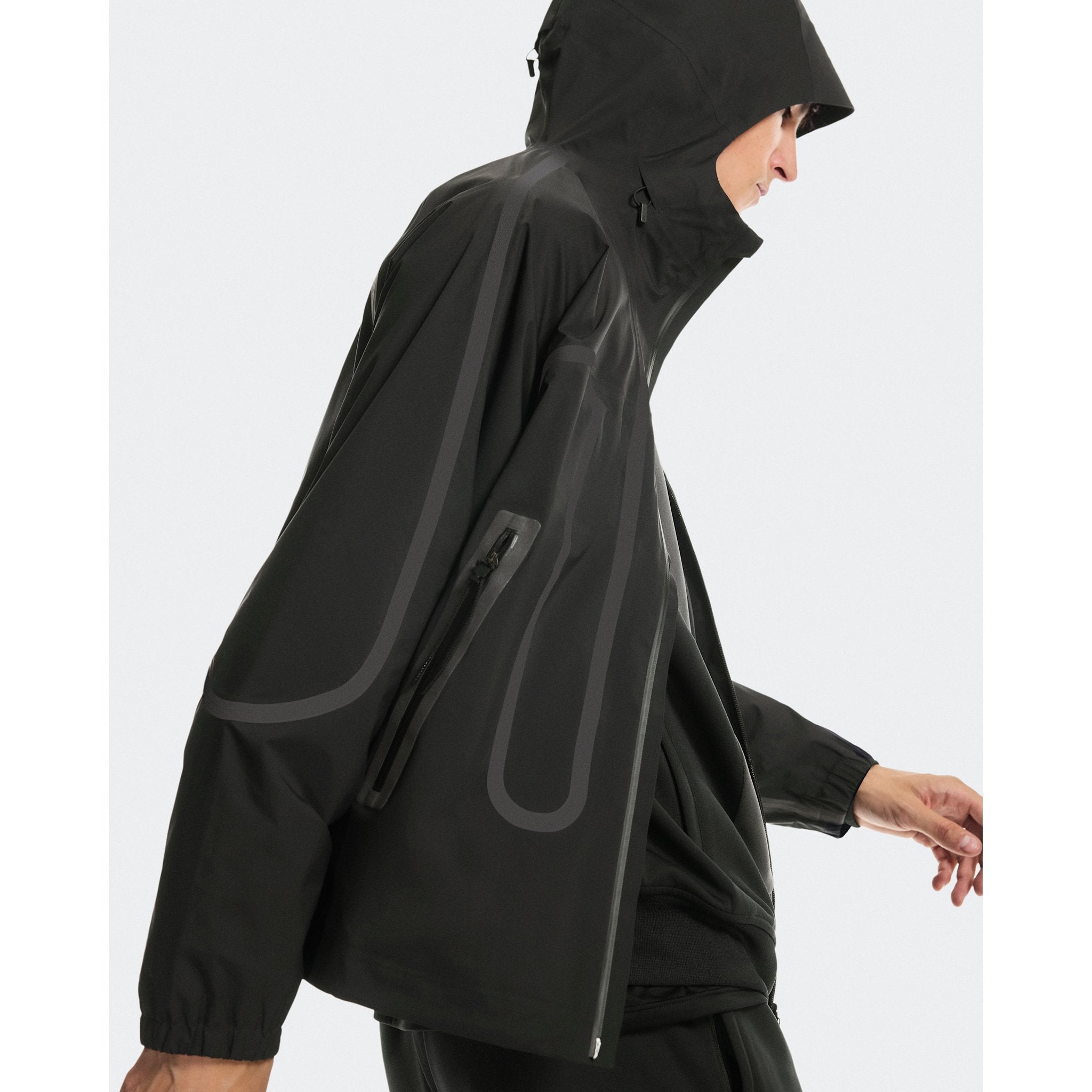 On Waterproof Jacket IKON Black