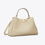 Tory Burch Eleanor Soft Satchel Light Stone