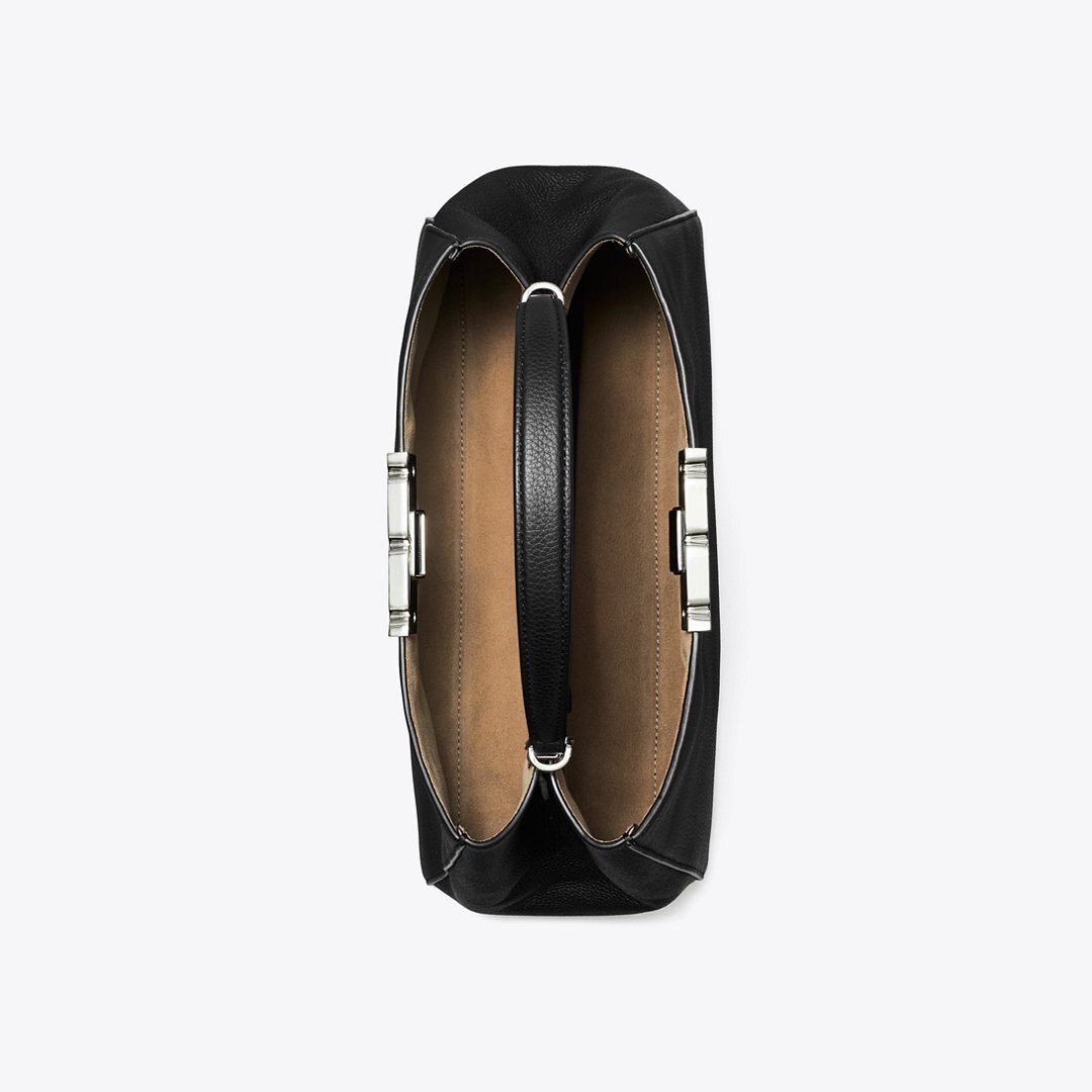 Tory Burch Eleanor Soft Satchel Black