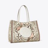 Tory Burch Ella Printed Tote Pink Cockatoo