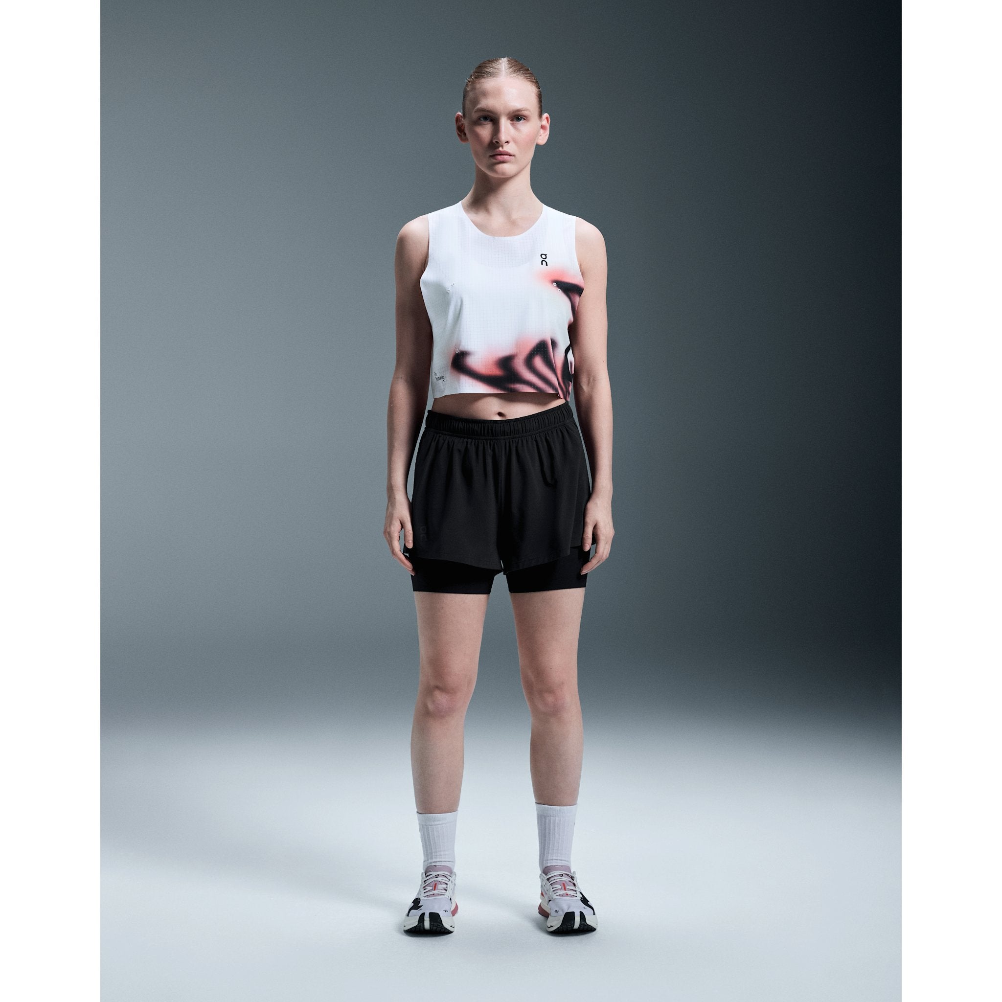 On Pace Tank Undyed-White