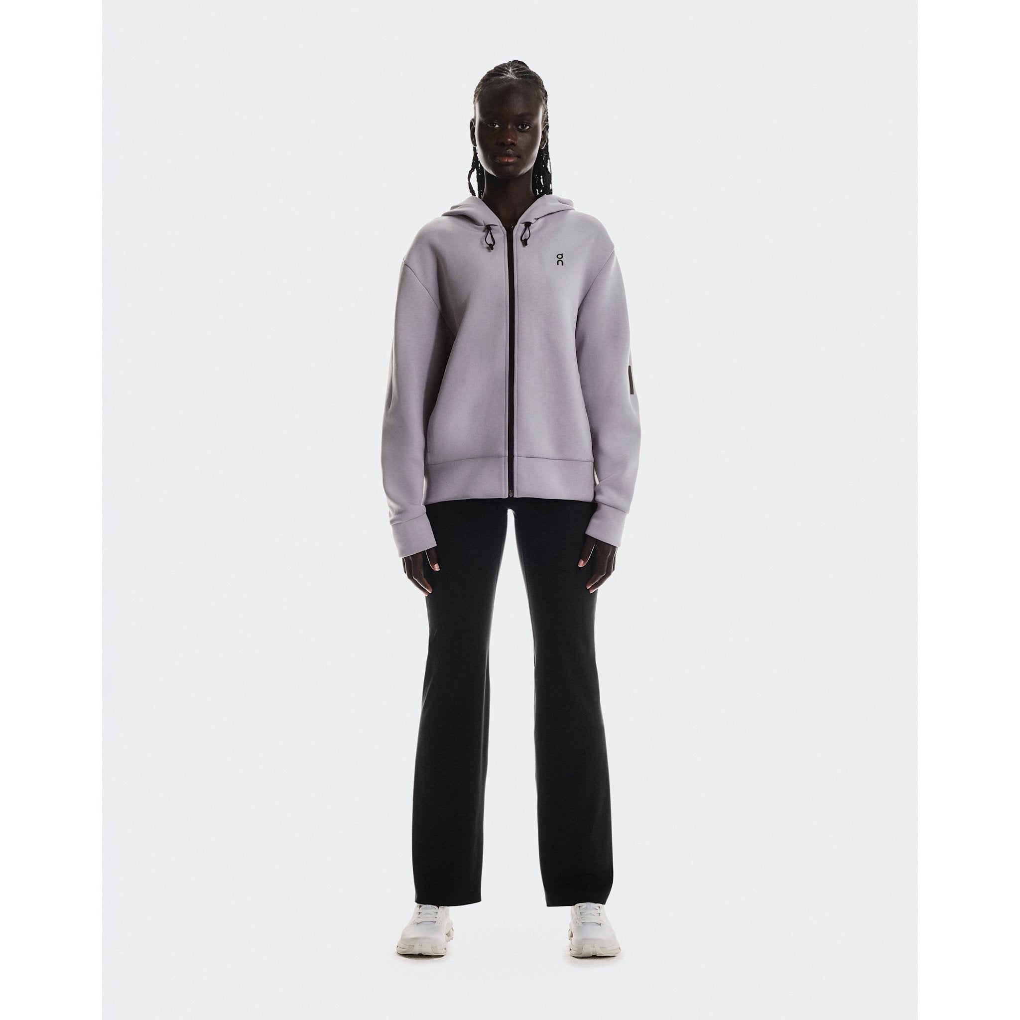 On Focus Tech Zip Hoodie Lilac