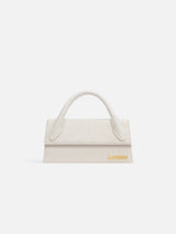 Jacquemus The Long Chiquito Linen Structured Bag Light Greige