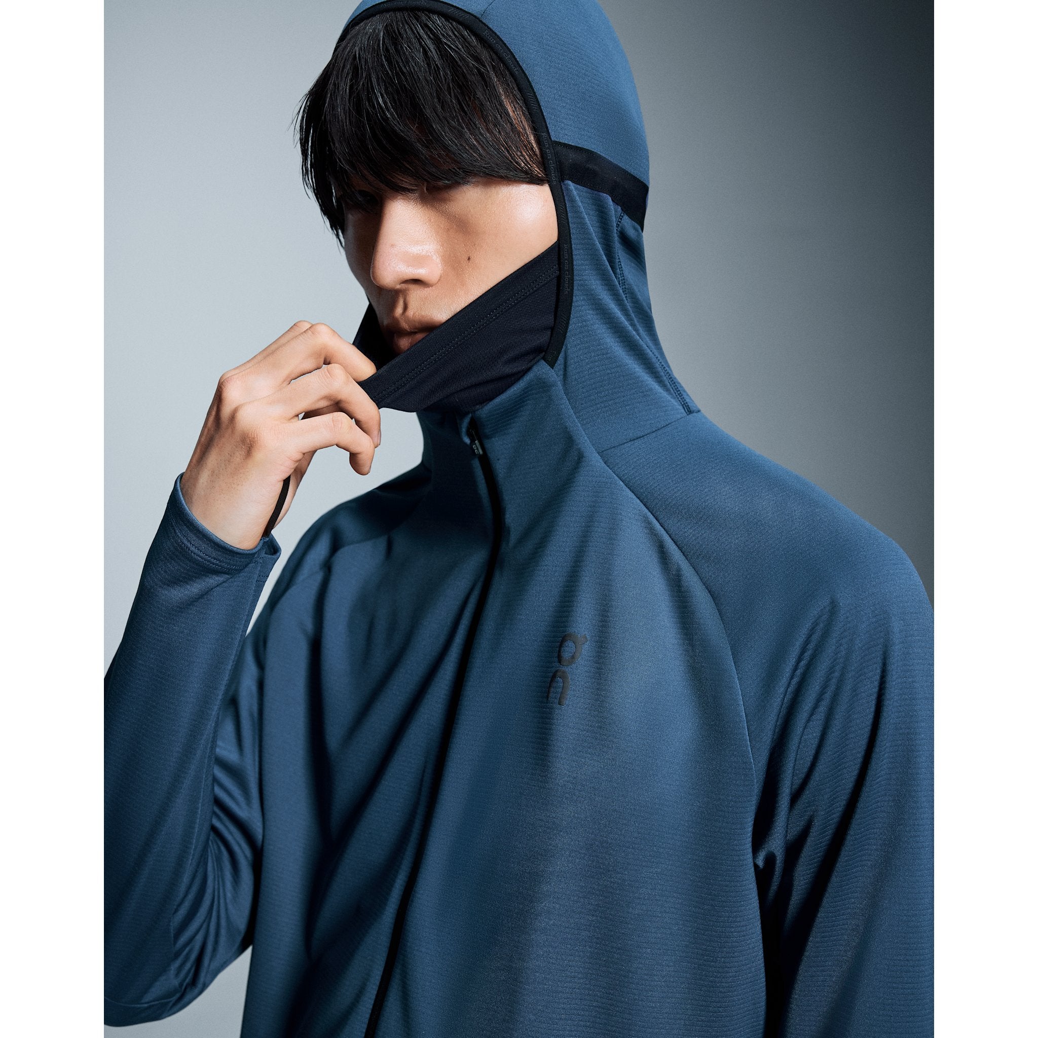On Climate Zip Hoodie Denim