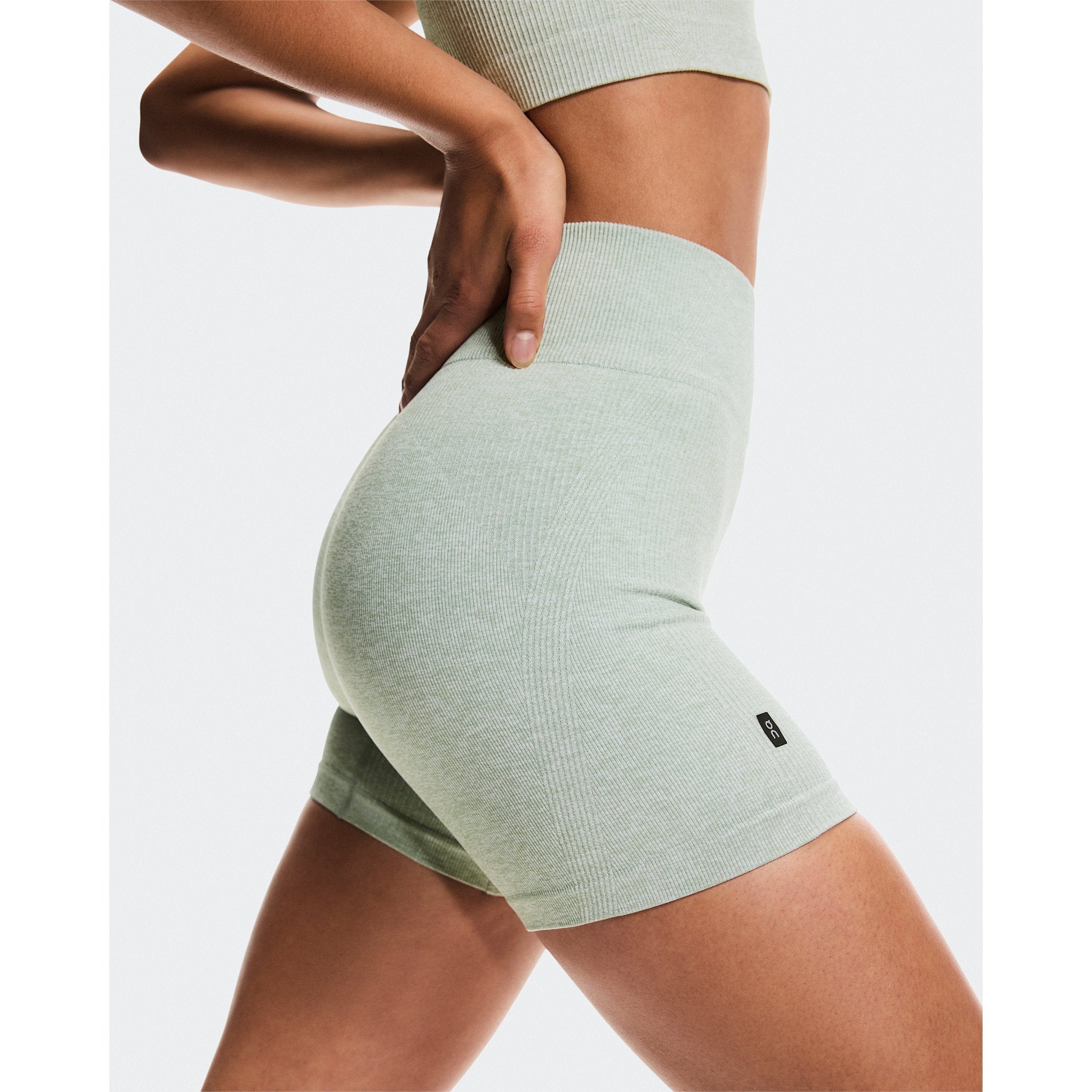 On Studio Knit Shorts Mineral Heather