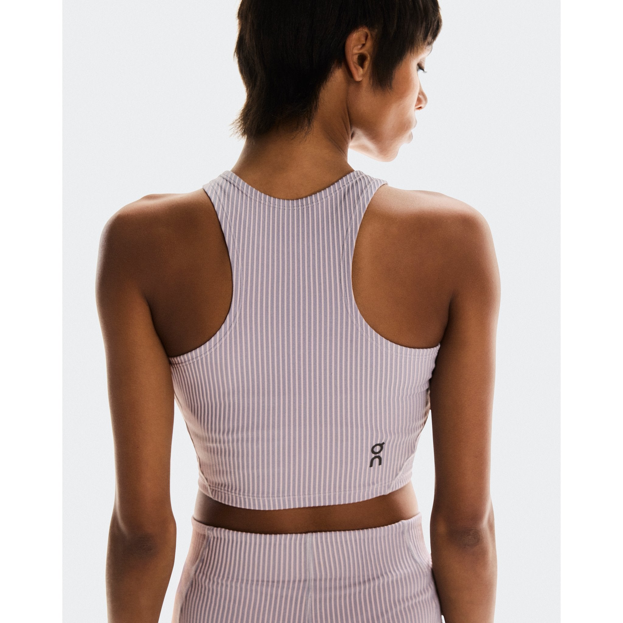 On All-Day Ribbed Crop Orchid | Lilac