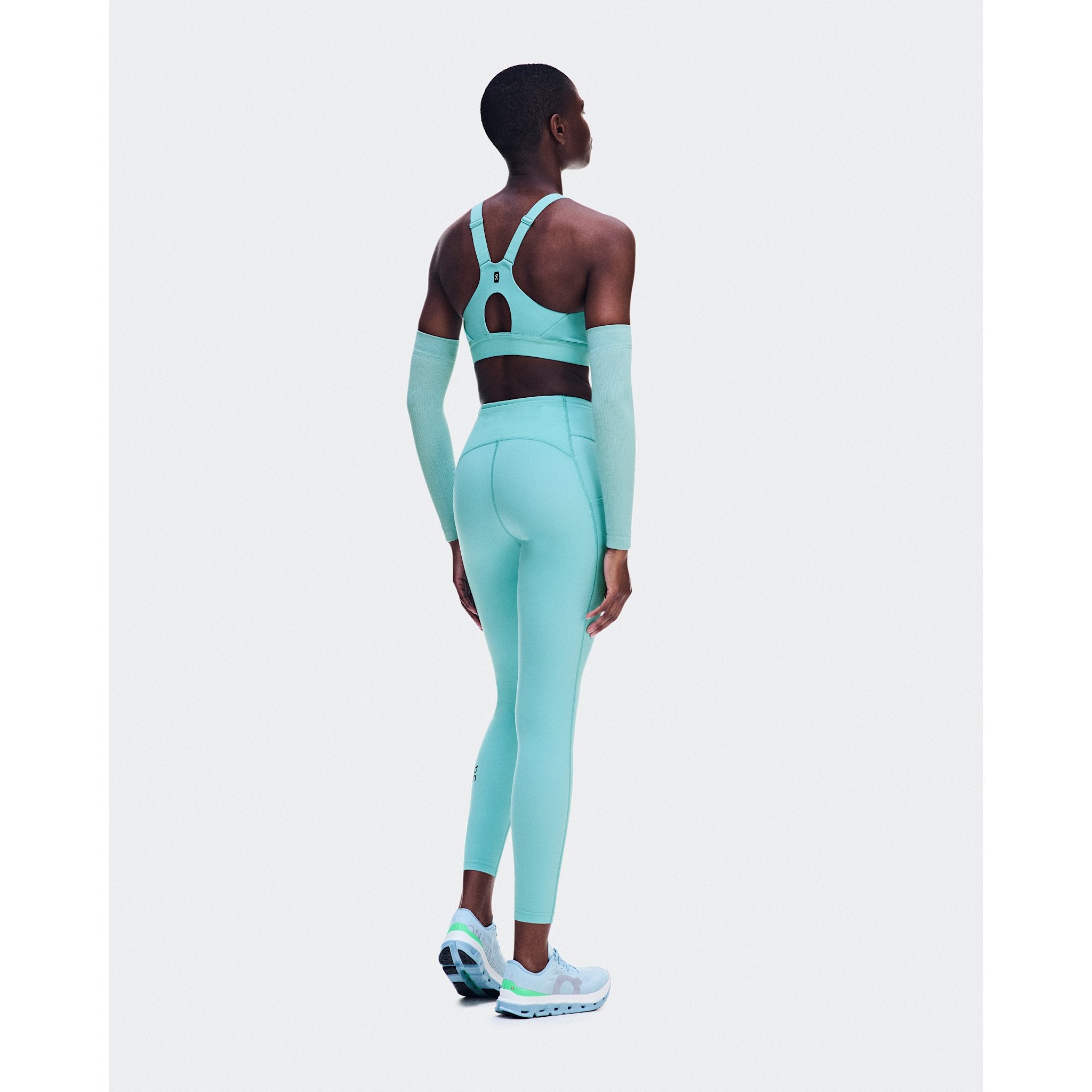 On Performance Tights 7/8 Aquamarine