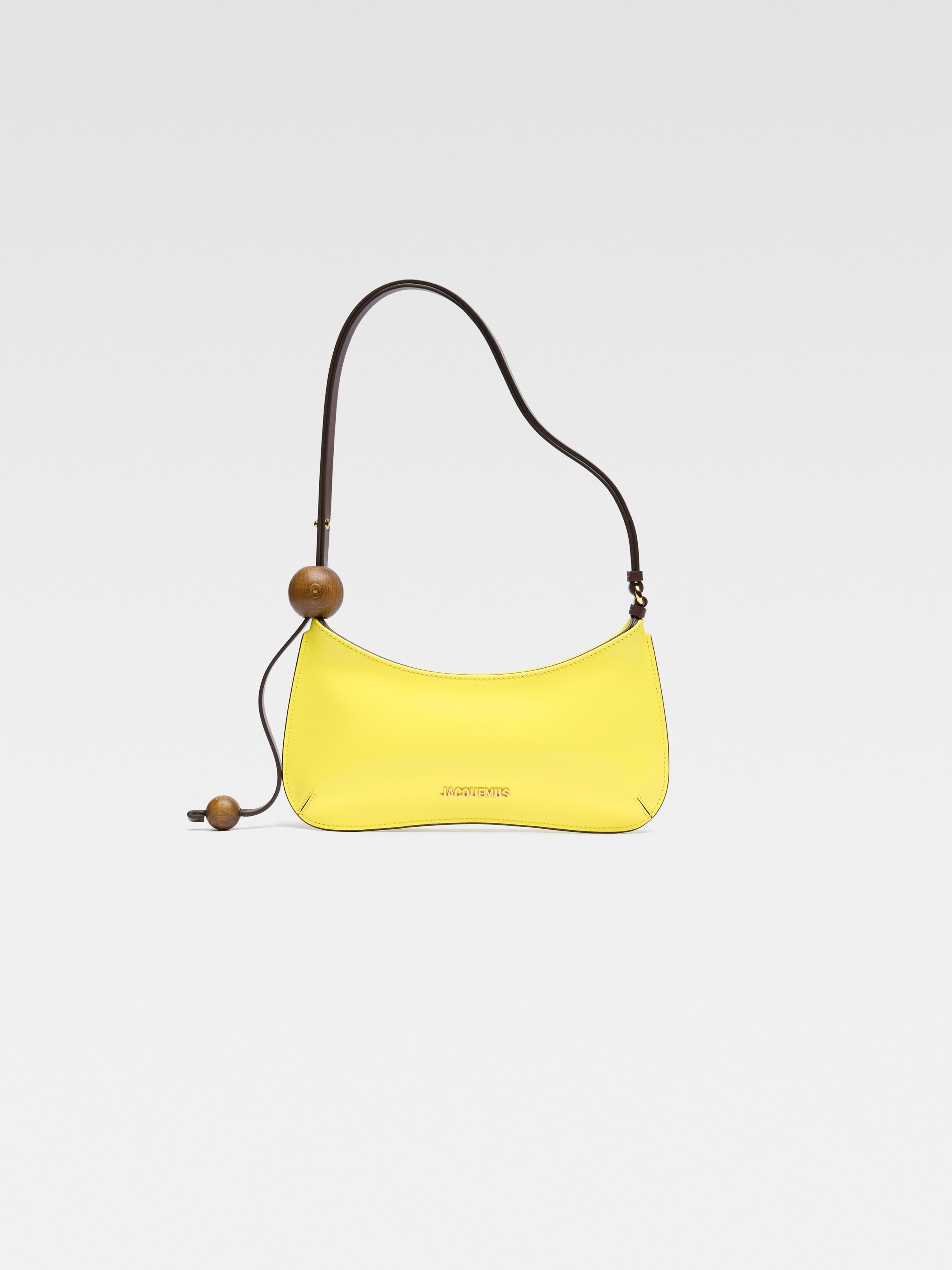 Jacquemus The Bisou Perle Beaded Shoulder-Bag Yellow