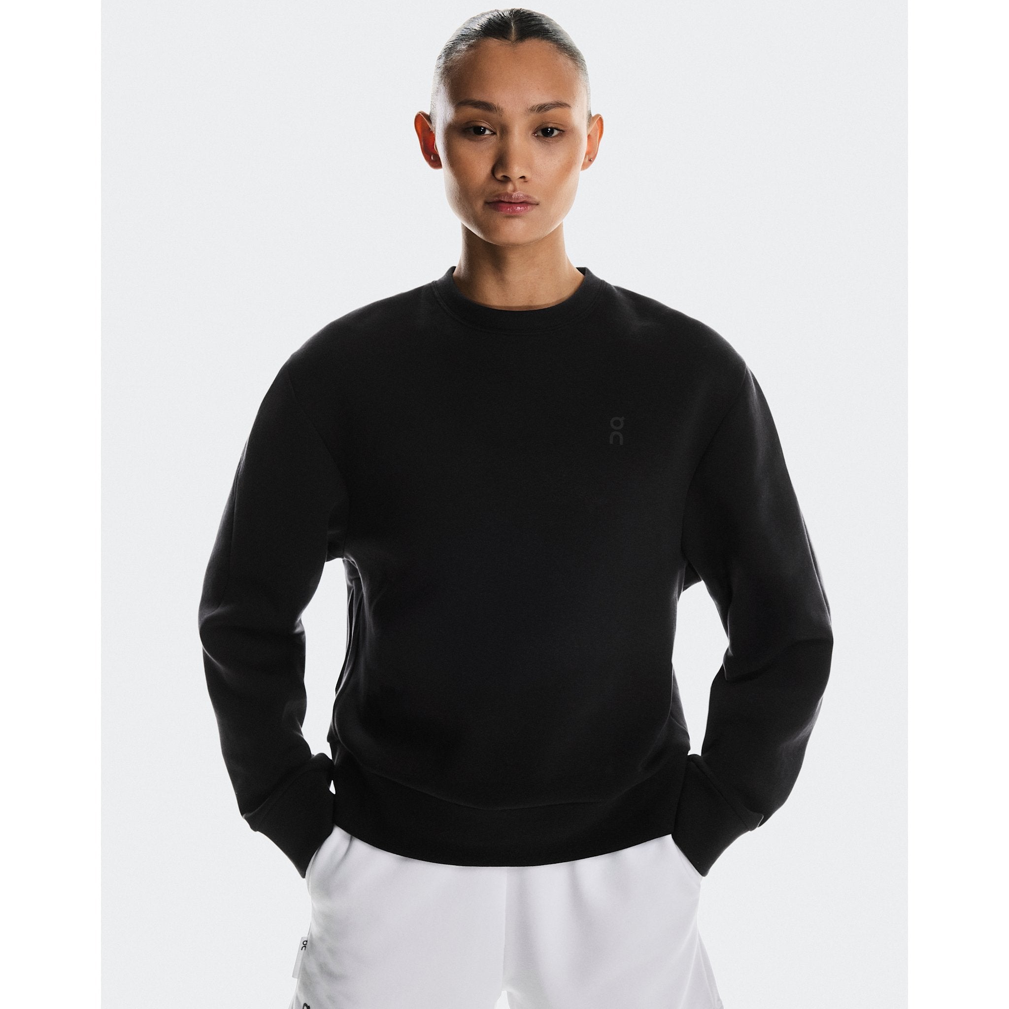 On Focus Tech Crew Black