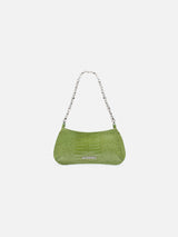 Jacquemus The Small Bisou Chaine Small Shoulder Bag Green