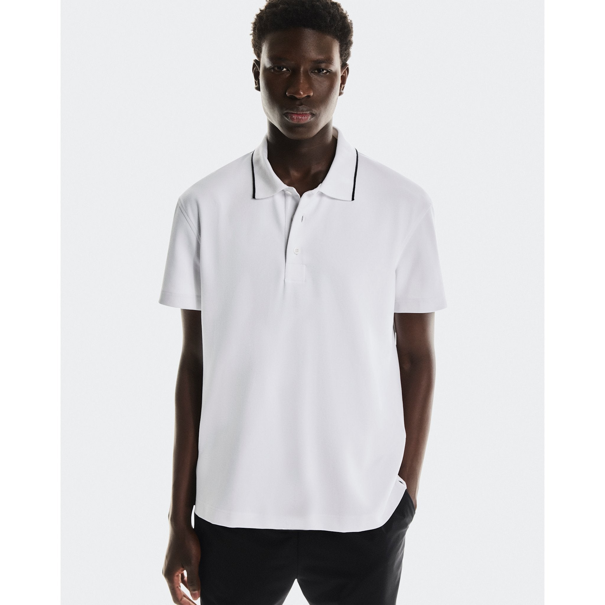 On Courtside Polo White