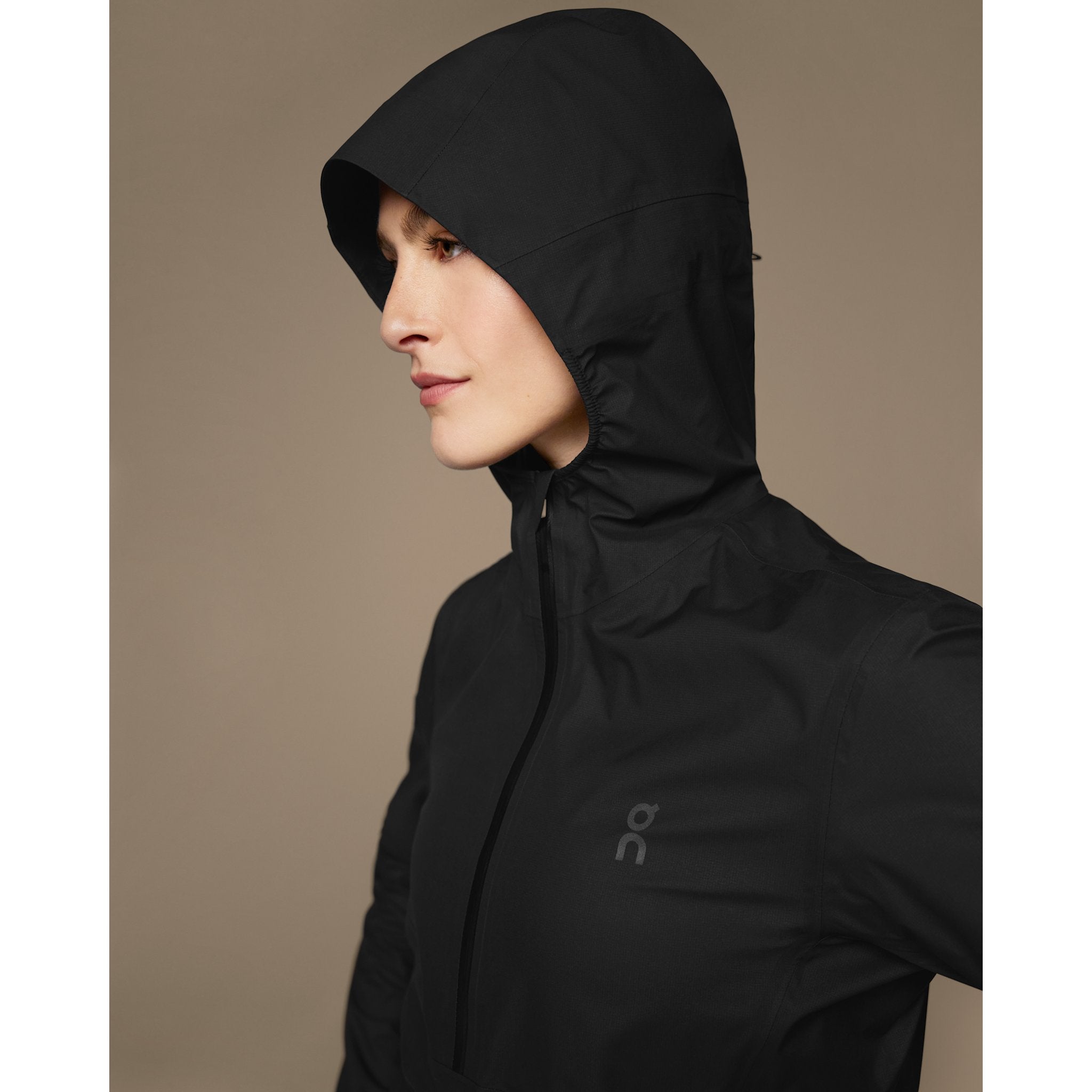 On Waterproof Anorak Black