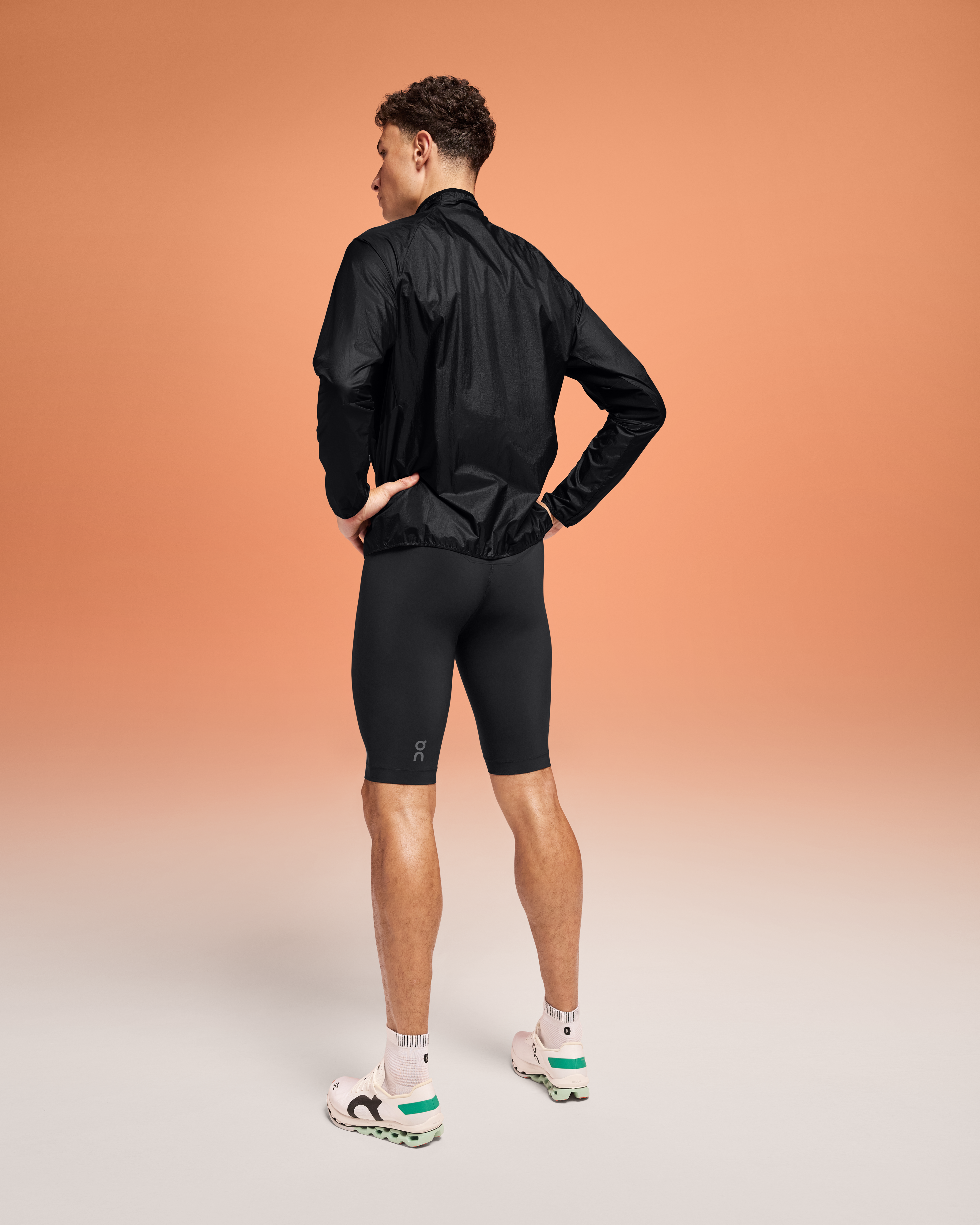 On Race Tights Half Black