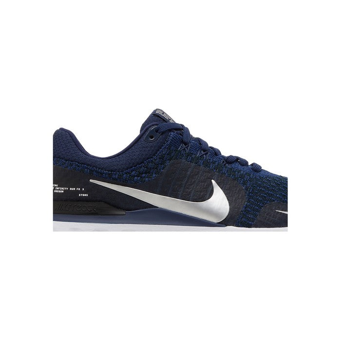 Nike React Infinity Run Flyknit 3 'College Navy Metallic Silver'