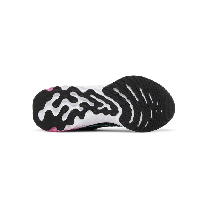 Nike Wmns React Infinity Run Flyknit 3 'Black Pink Prime Dynamic Turquoise'