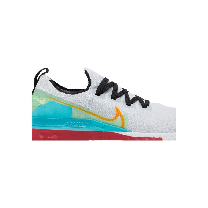 Nike Wmns React Infinity Run Flyknit Premium 'Pure Platinum Cardinal Red'