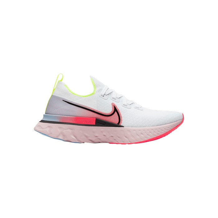 Nike Wmns React Infinity Run Flyknit 'White Laser Crimson'