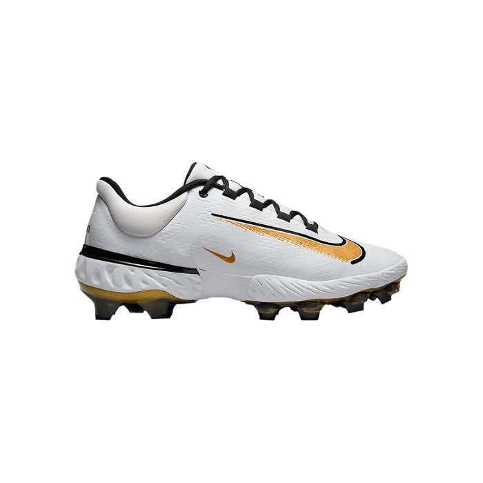 Nike Alpha Huarache Elite 4 Low MCS 'White Metallic Gold'