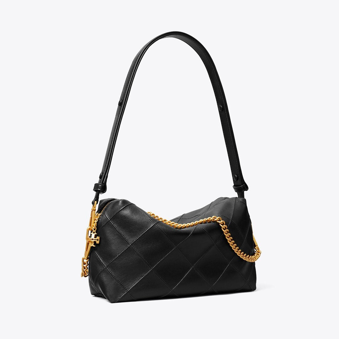 Tory Burch Large Fleming Soft Crossbody Bag Black