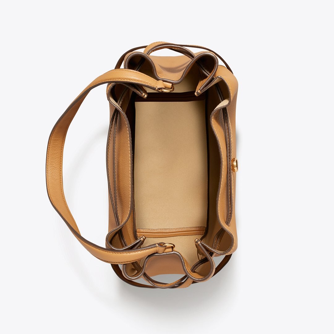 Tory Burch Large Romy Bucket Bag Tiramisu