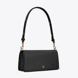 Tory Burch Leather Convertible Crossbody Black