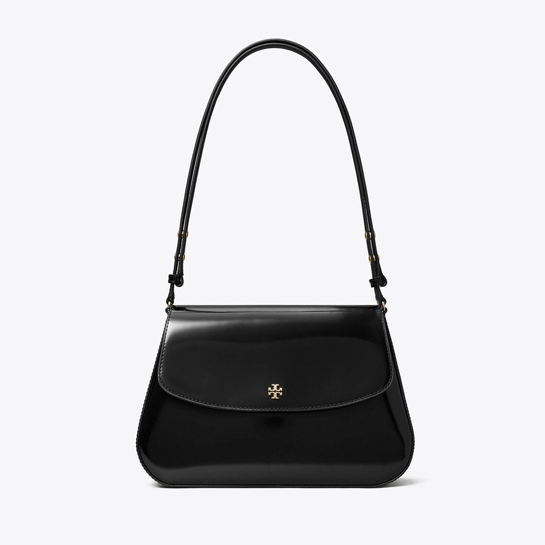 Tory Burch Leather Shoulder Bag Black