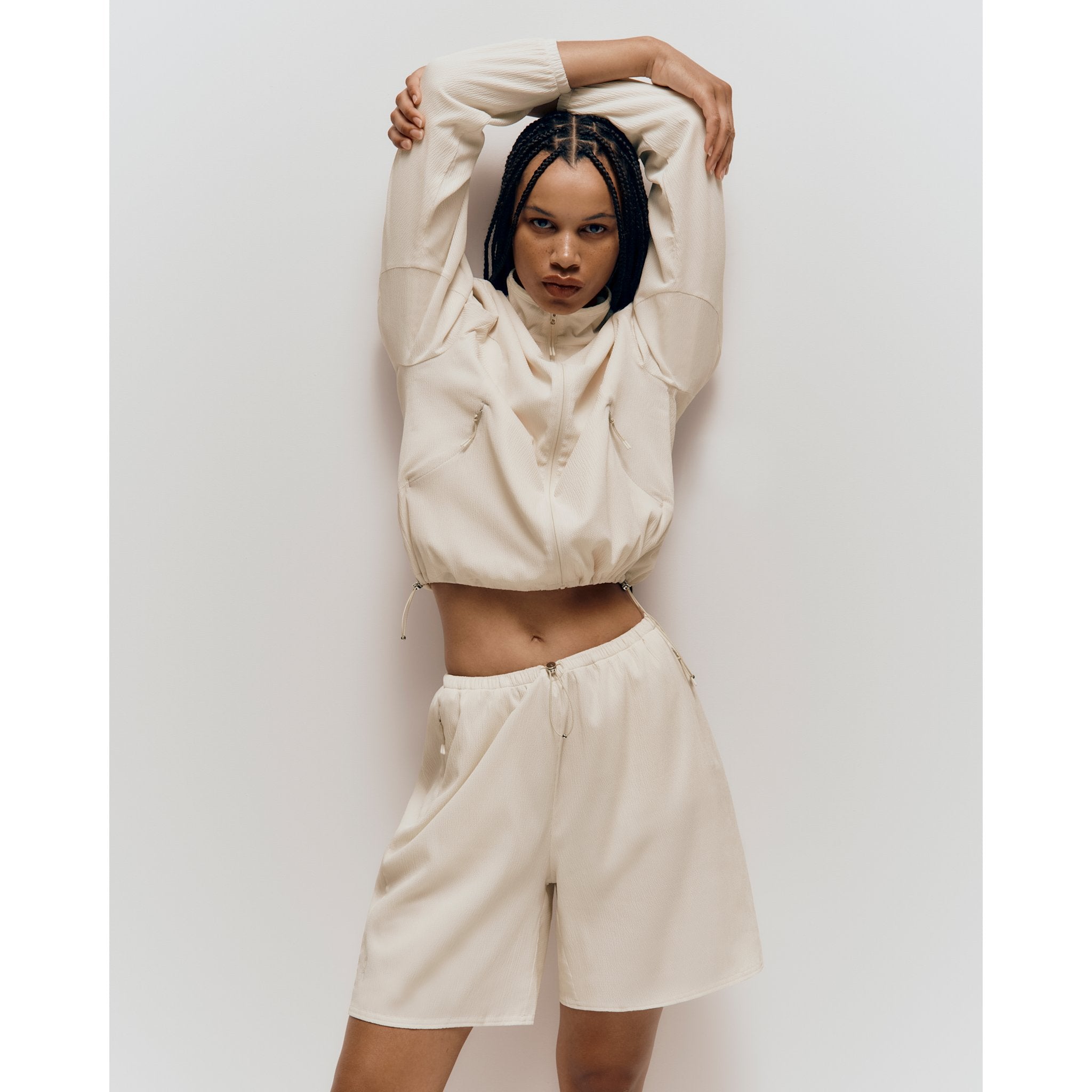 On Track Shorts Cream