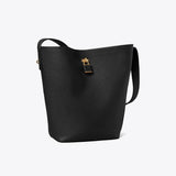 Tory Burch Lock Slim Bucket Bag Black