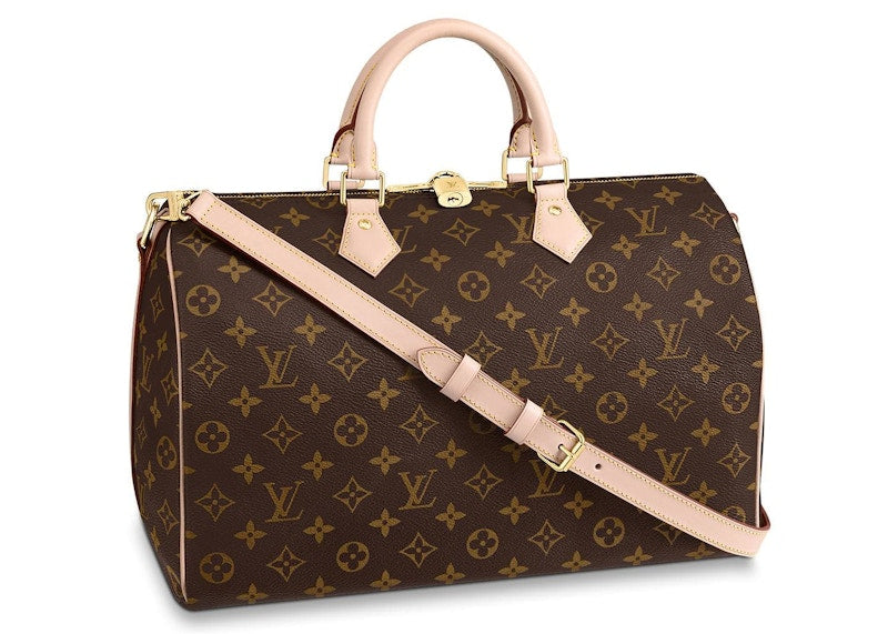 Louis Vuitton Speedy Bandouliere Monogram 35 Brown