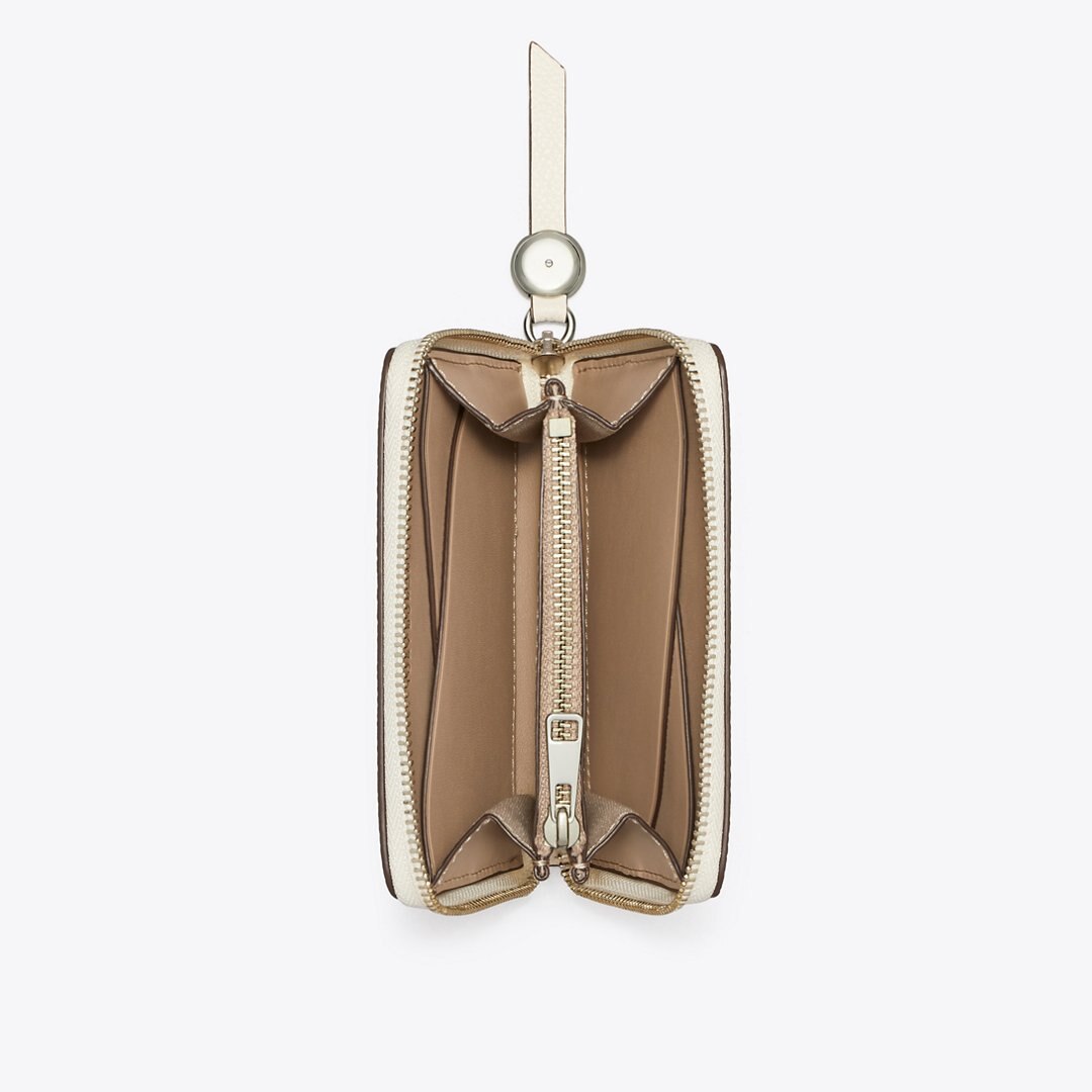 Tory Burch Medium Romy Wallet Light Cream