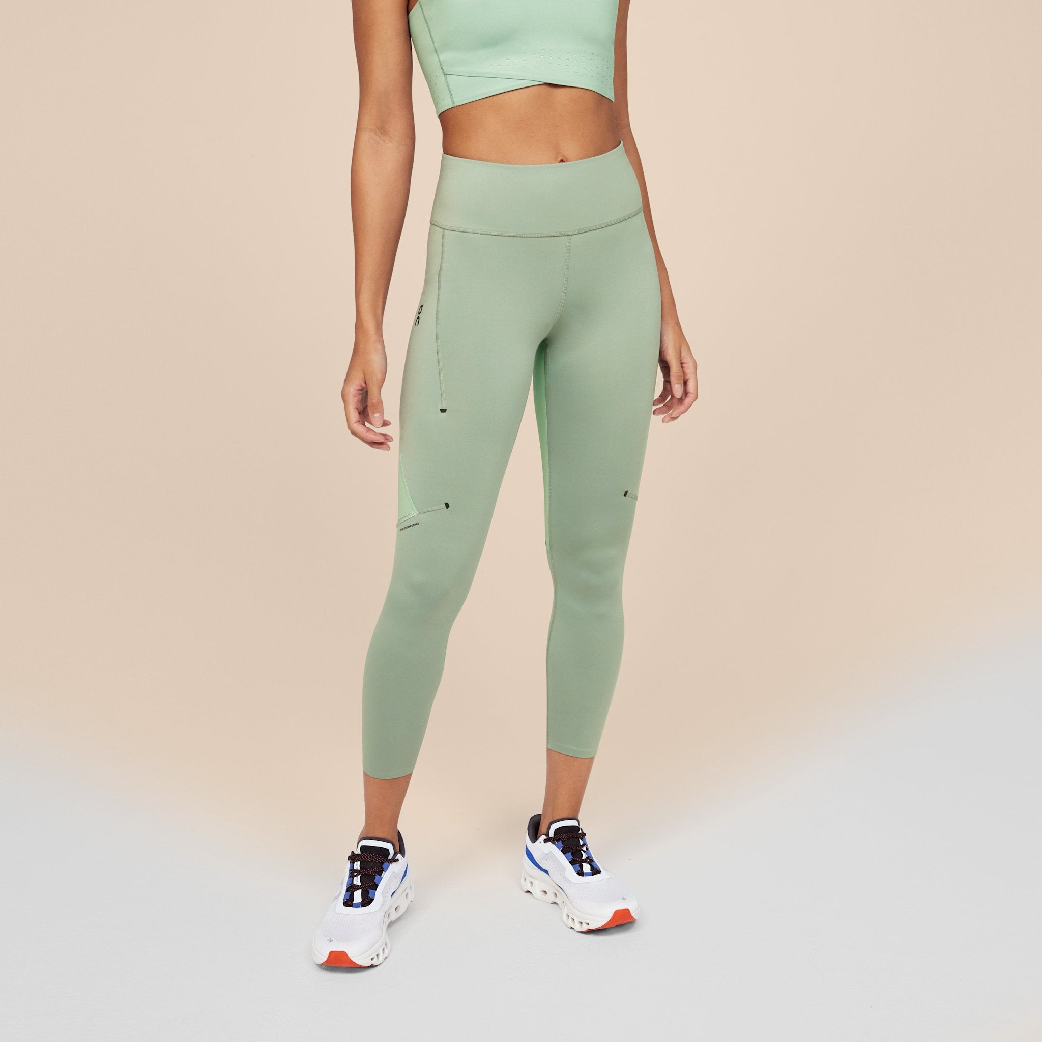 On Performance Tights 7/8 Moss | Creek