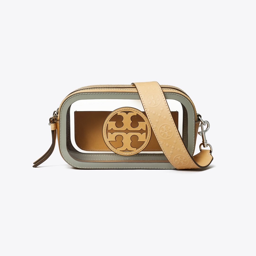 Tory Burch Mini Miller Clear Crossbody Bag Clear