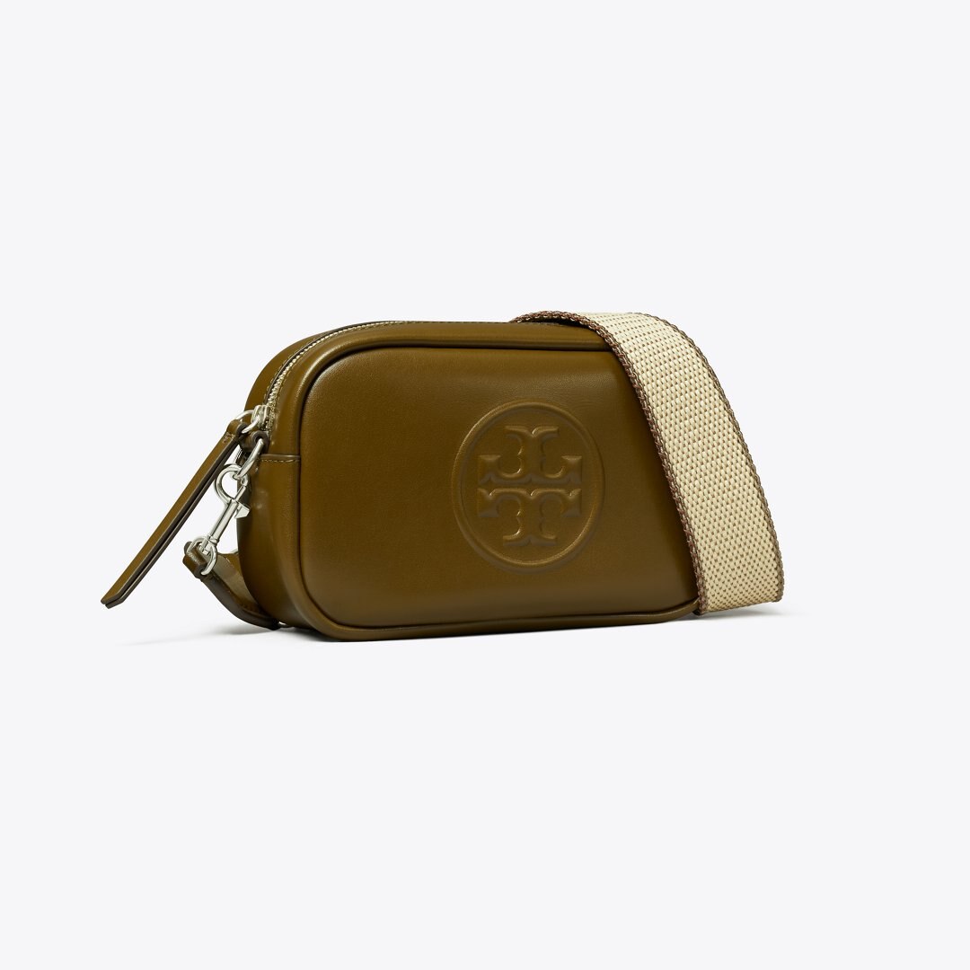 Tory Burch Mini Miller natuura Crossbody Bag Dark Olive