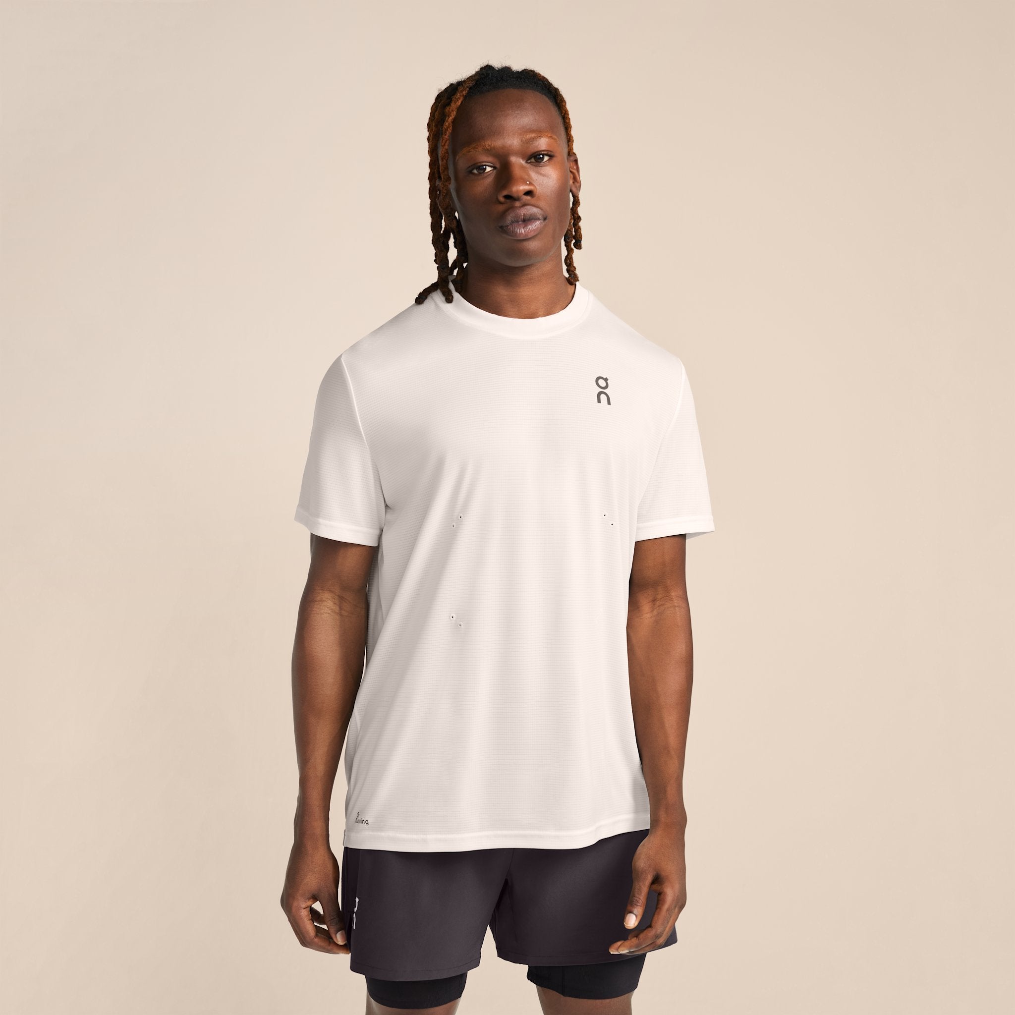 On Pace-T Undyed | Pink