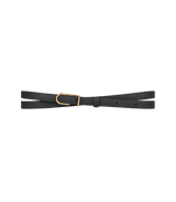 Polene Thin Umi Belt - Textured Black