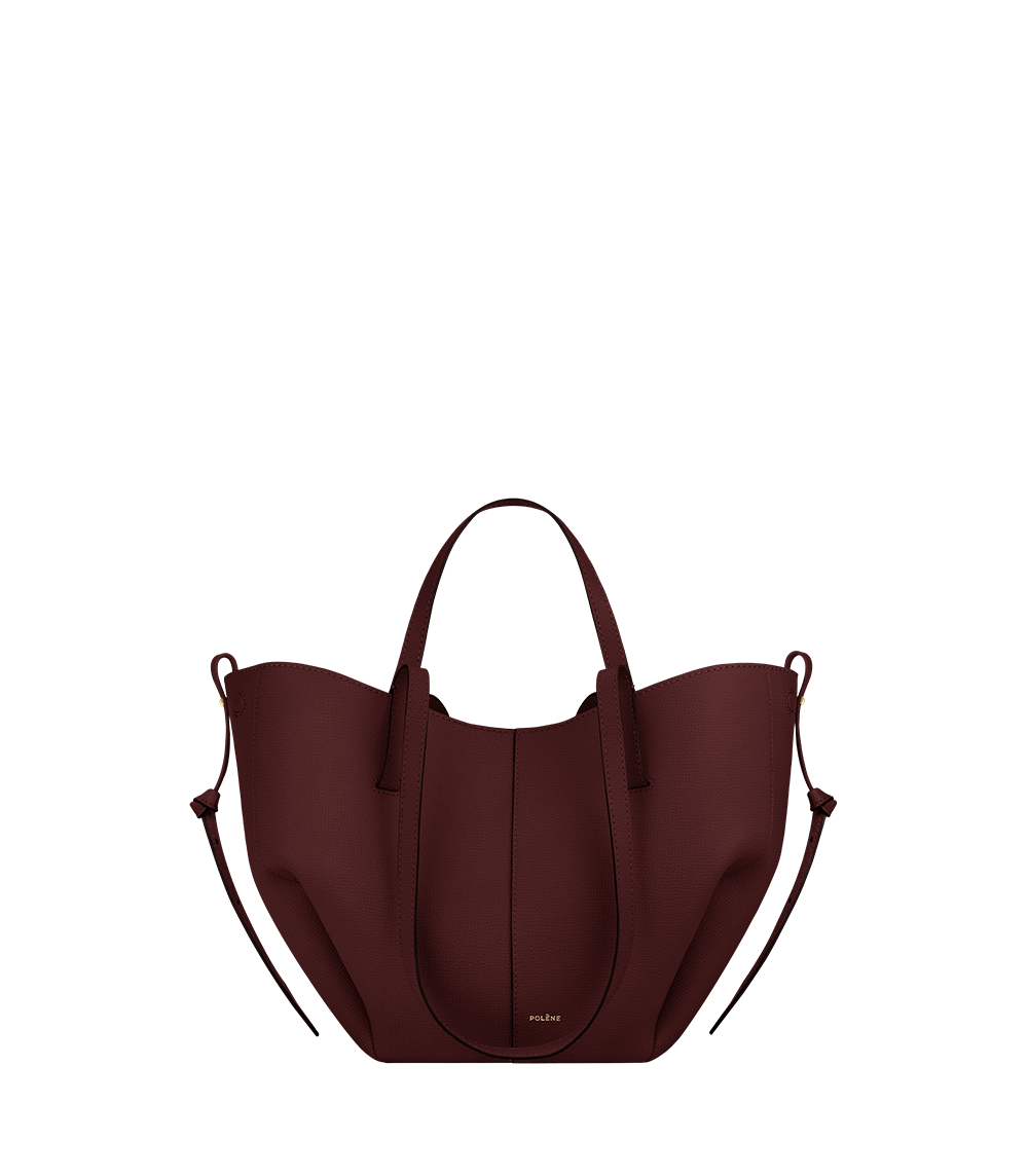 Polene Cyme Mini Textured Black Cherry
