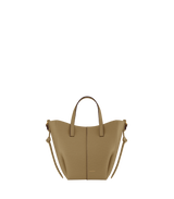 Polene Cyme Tote Nano Textured Smoky Olive