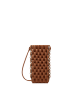 Polene Onda Phone Case Cognac