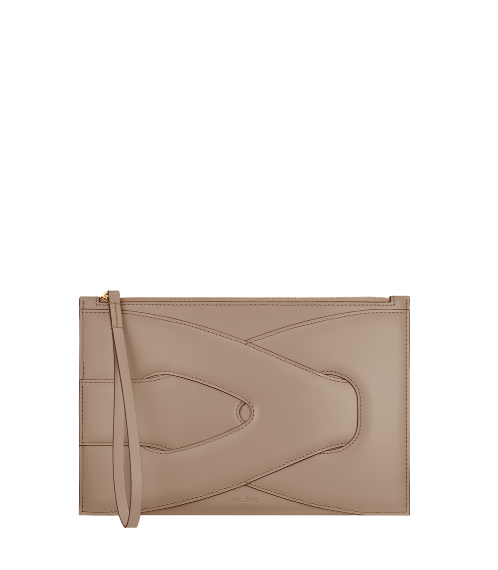 Polene Nodde Pouch - Taupe