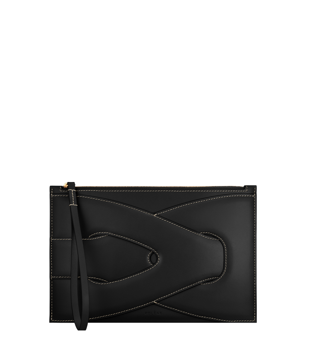 Polene Nodde Pouch Black
