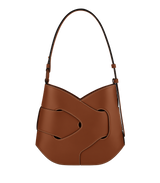 Polene Nodde Hobo Smooth Cognac