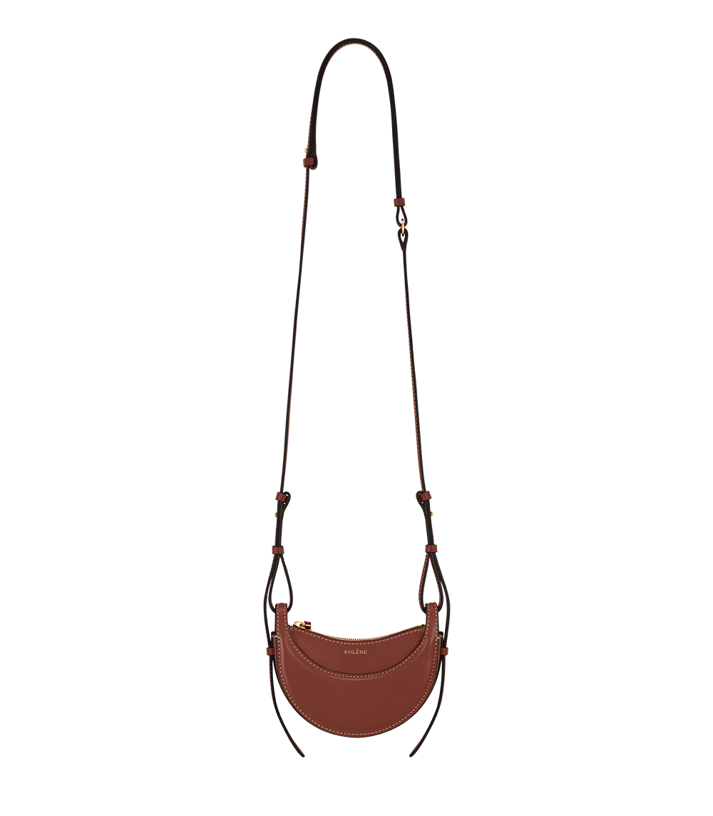 Polene Numéro Dix Micro - Smooth Cognac
