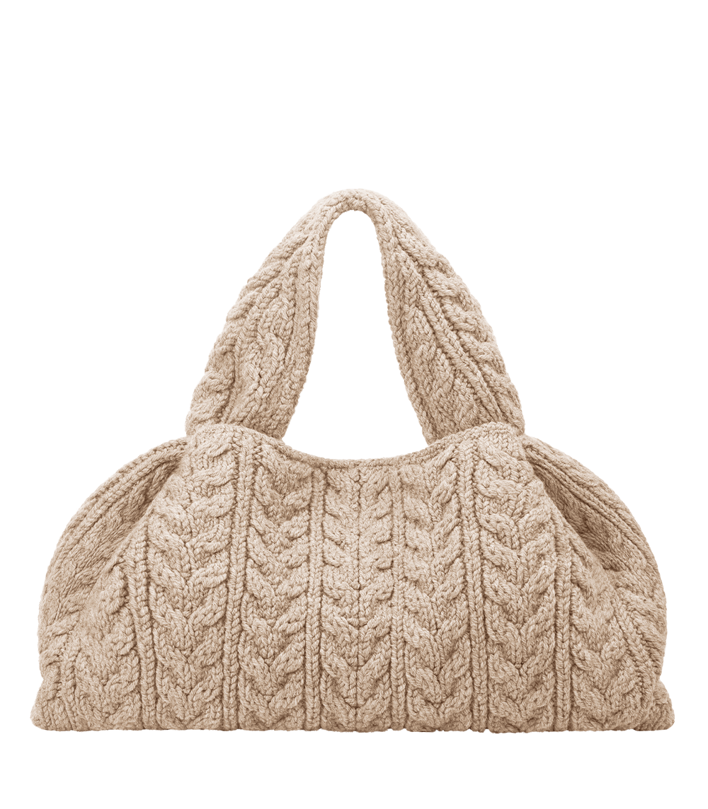 Polene Numero Neuf Large Merino Ecru