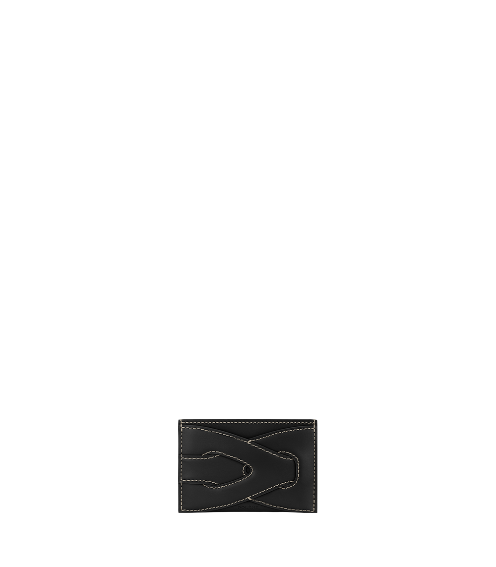 Polene Nodde Card Holder - Black