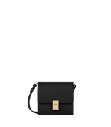 Polene Numero Sept Crossbody Wallet Textured Black